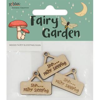 WOOD FAIRY SLEEPING SIGN