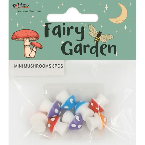 MINI MUSHROOMS MULTI 8PCS