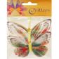 Butterfly With Printed Wing 10x7cm Pink