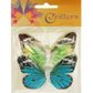 Butterfly 9x6cm Blue-Green 2Pcs