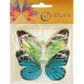Butterfly 9x6cm Blue-Green 2Pcs