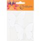 Craft Butterfly Diy Wht Plastic 7Cm 2Pc