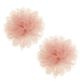 TULLE FLOWERS PINK 3pc
