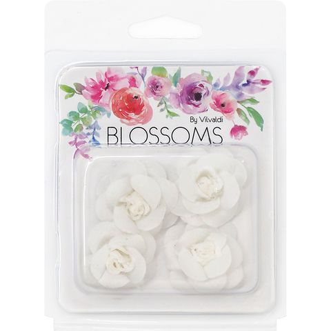 FLOWER ROSE WHITE 4PCS