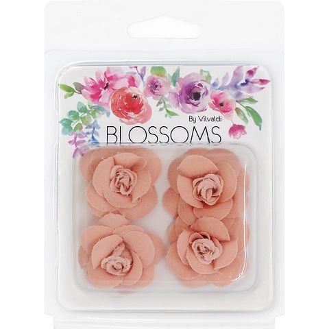 FLOWER ROSE PINK 4PCS