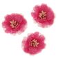Mini Multi Layer Flower Hot Pink 4Pc