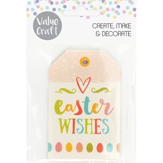 Easter Gift Tags Easter Wishes 8pcs
