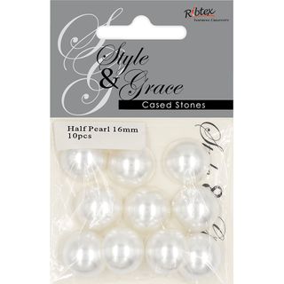 JF SG HALF PEARL 16MM 10PC