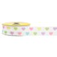 RIB GROSGRAIN 22MM MULTI HEART 3M