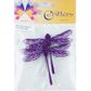 Butterfly Glitter 8cm Purple 2Pcs