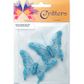Butterfly Gauze 6.5cm Turquoise 2Pcs