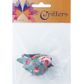 Fabric Bird with Clip 6cm Floral 1Pc