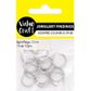 JF SPLIT RINGS 16MM SILVER 12PCS