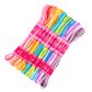 EMBROIDERY THREAD 8M MIXED PASTELS 8PCS