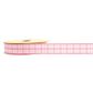 RIB 15MM GINGHAM STITCH EDGE BABYPINK 3M
