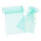 Sml Organza Bag 17cm X 12.5cm Mint 5Pc