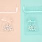 Mini Organza Bag Peach 10cmx7.5cm 7pc