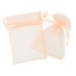 Sml Organza Bag 17cm X 12.5cm Peach 5Pc
