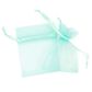 Mini Organza Bag Mint 10cmx7.5cm 7pc