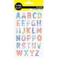 STICKERS CRYSTAL DOTS LETTERS 1SH