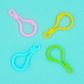 Large Plastic Lobster Clasp W Hole 4Pcs