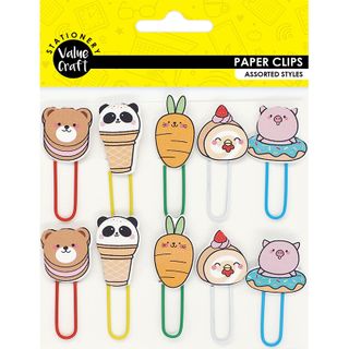 Wooden Paper Clips Treats 10Pcs