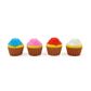 Mini Novelty Cupcake Erasers 4Pc