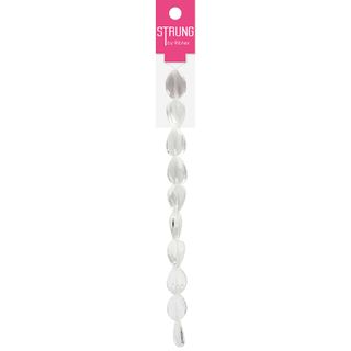 Beads Strung Crystal Oval Twist Crystal