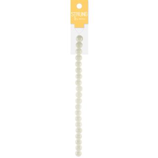 Str 10Mm Glass Rnd Ab Cloudy White 20Pc