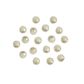 Bead Plastic Facet Round Prl Cream 20gm