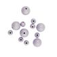 Bead Plastic Round Ab Lilac 16Pc