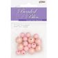 Bead Plastic Round Ab Pink 16Pc