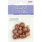 Bead Plastic Round Ab Copper 16Pc