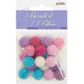 Bead Plastic Round Cluster 14mm Assorted