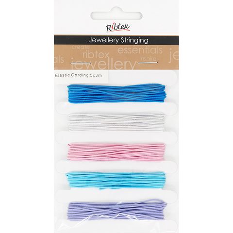 ELASTIC STRING COLOURS 5X3M