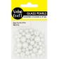 PEARL GLASS BEAD MIX WHITE 49PCS