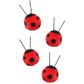 Craft Ladybirds 2X2Cm Red 4Pc