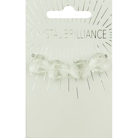 Chinese Crystal Heart Bead 4 Pieces 14mm