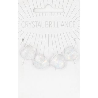 Chinese Crystal Hearts 14mm 4Pcs Crystal