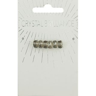 Crystal Crow 6Mm Faceted Smoke