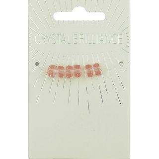 Crystal Crow 6Mm Faceted 6Pc