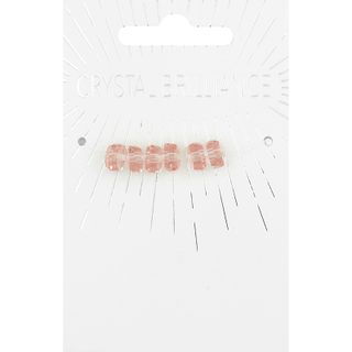 Crystal Crow 6Mm Faceted 6Pc