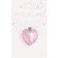 Chinese Crystal Pendant Heart 28mm Pink
