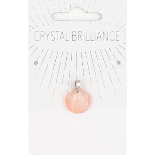 Chinese Crystal Shell Pendant Pink 1Pc