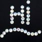 RHINESTONES ROUND 20MM  ASST AB 15PCS