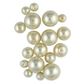 PEARL GLASS BEAD MIX IVORY 49PCS