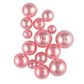 BEAD GLASS PEARL MIX SOFT PINK 49PCS