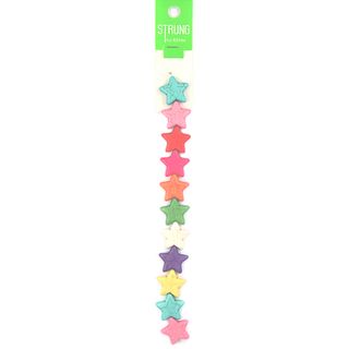 Strung Stone Star Multi 11Pcs