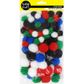 POM POMS ASST MIX 100PCS