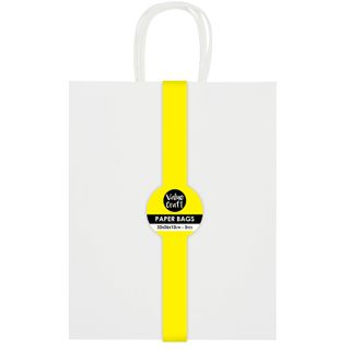 MEDIUM PAPER BAGS 32x26CM WHITE 3PCS